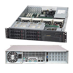 with 400W PSU SuperMicro 2U Rackmount Server Chassis CSE-822 